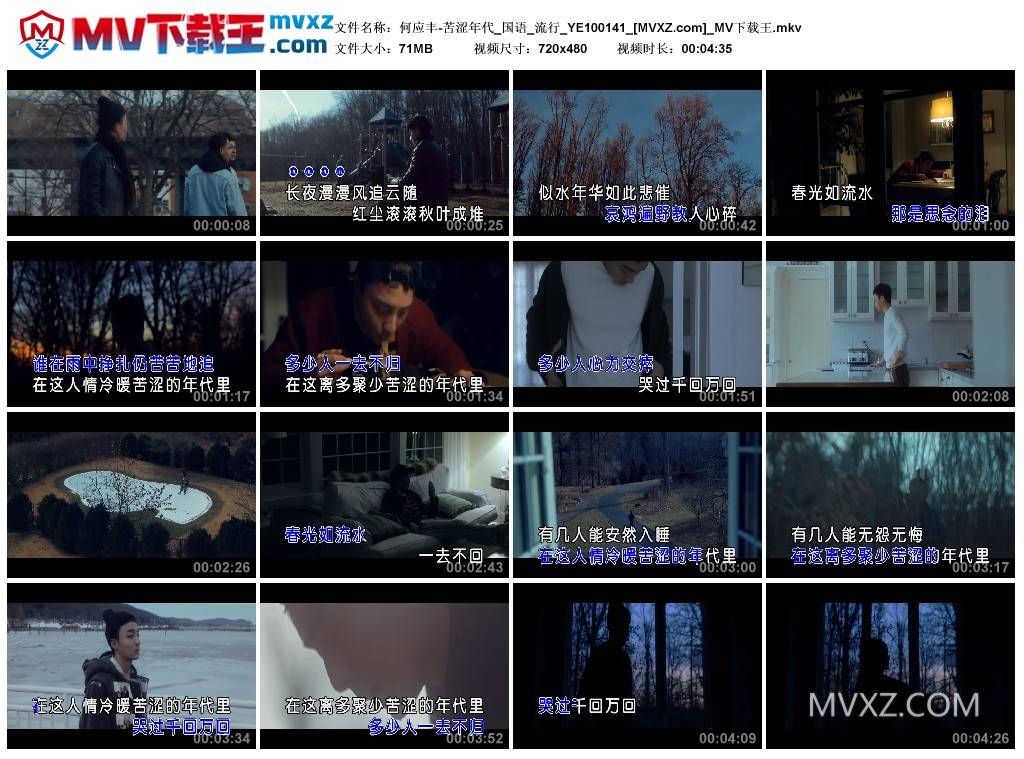 何应丰-苦涩年代_国语_流行_YE100141